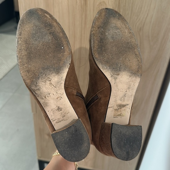 J.crew brown suede ankle boots - Picture 2 of 4